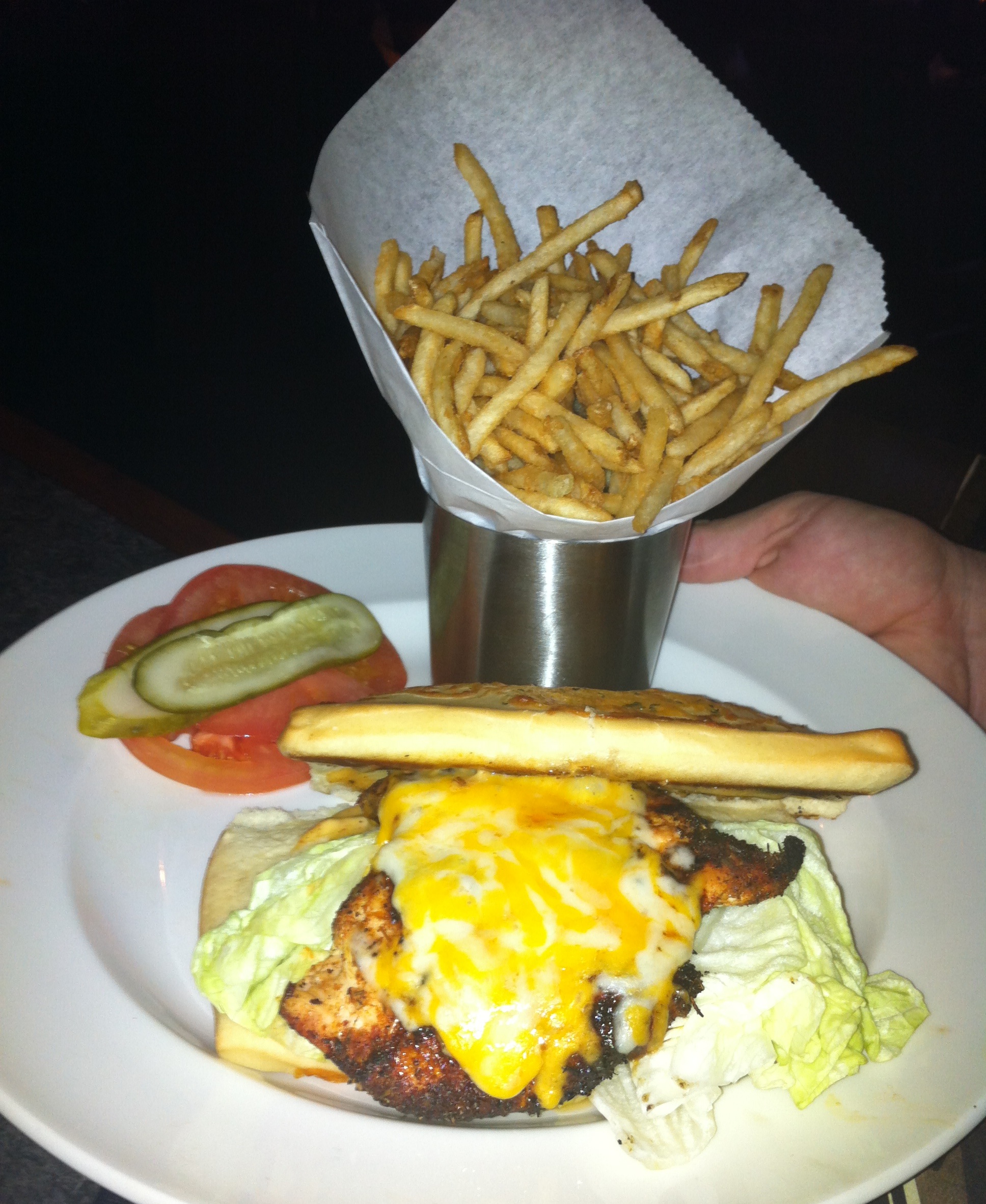 Yardhouse Spicy Chicken Sandwich | Eat Palm Beach | Everything that