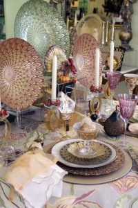 Feather Tablescape