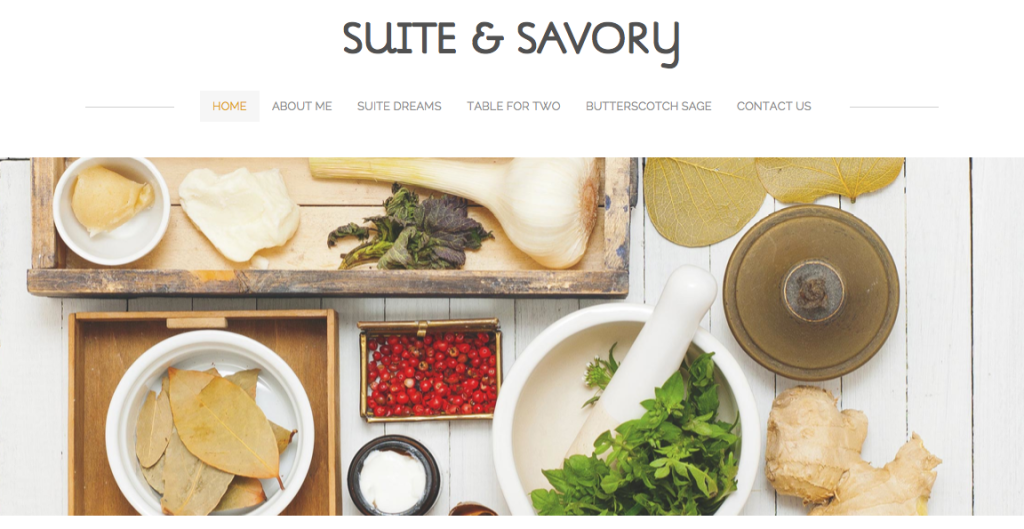 Suite & Savory Website